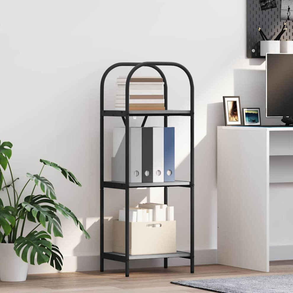 Vidaxl Bookshelf Sonoma 40 X 30 X 109 Cm Engineered Wood Grey