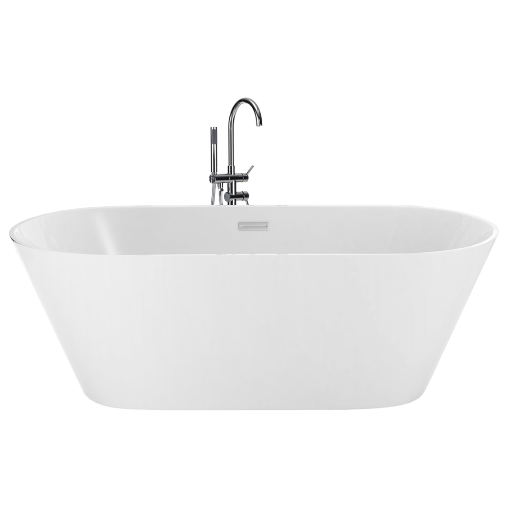 Beliani Freestanding Bathtub Havana 1500 X 750 Mm White