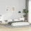 VidaXL vidaXL Bed Frame White 150 x 200 cm Solid Pine Wood 1