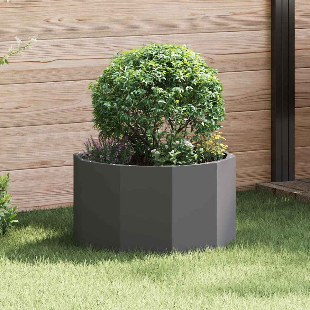 Vidaxl Planter 60 X 60 X 35 Cm Steel Black