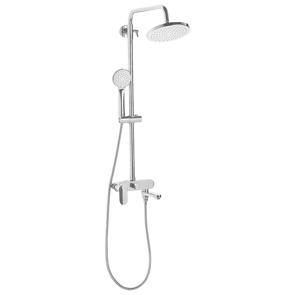 Mixer Shower Set With Rainshower Gurara Silver 4251682241663