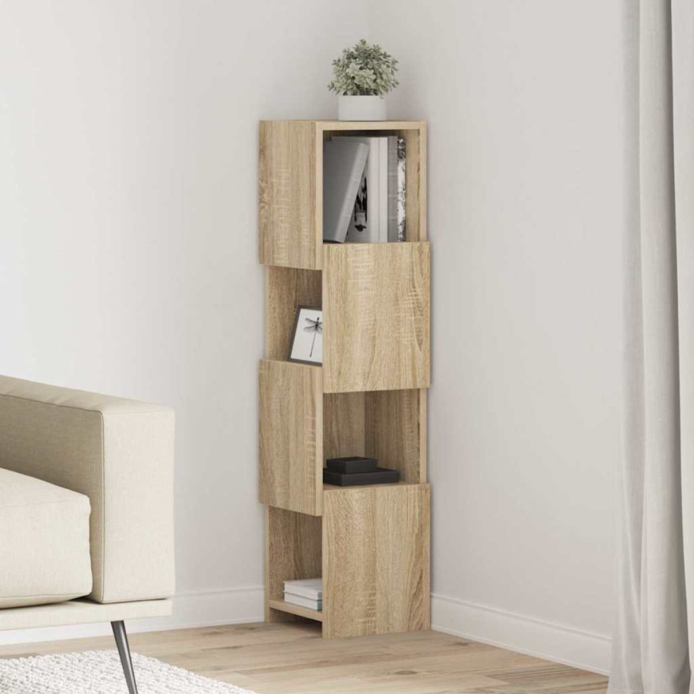 Vidaxl Corner Cabinet Sonoma Oak 25.5X25x102cm Engineered Wood