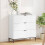 VidaXL vidaXL Sideboard with Drawer White 79.5 x 33 x 82 cm Engineered Wood 1