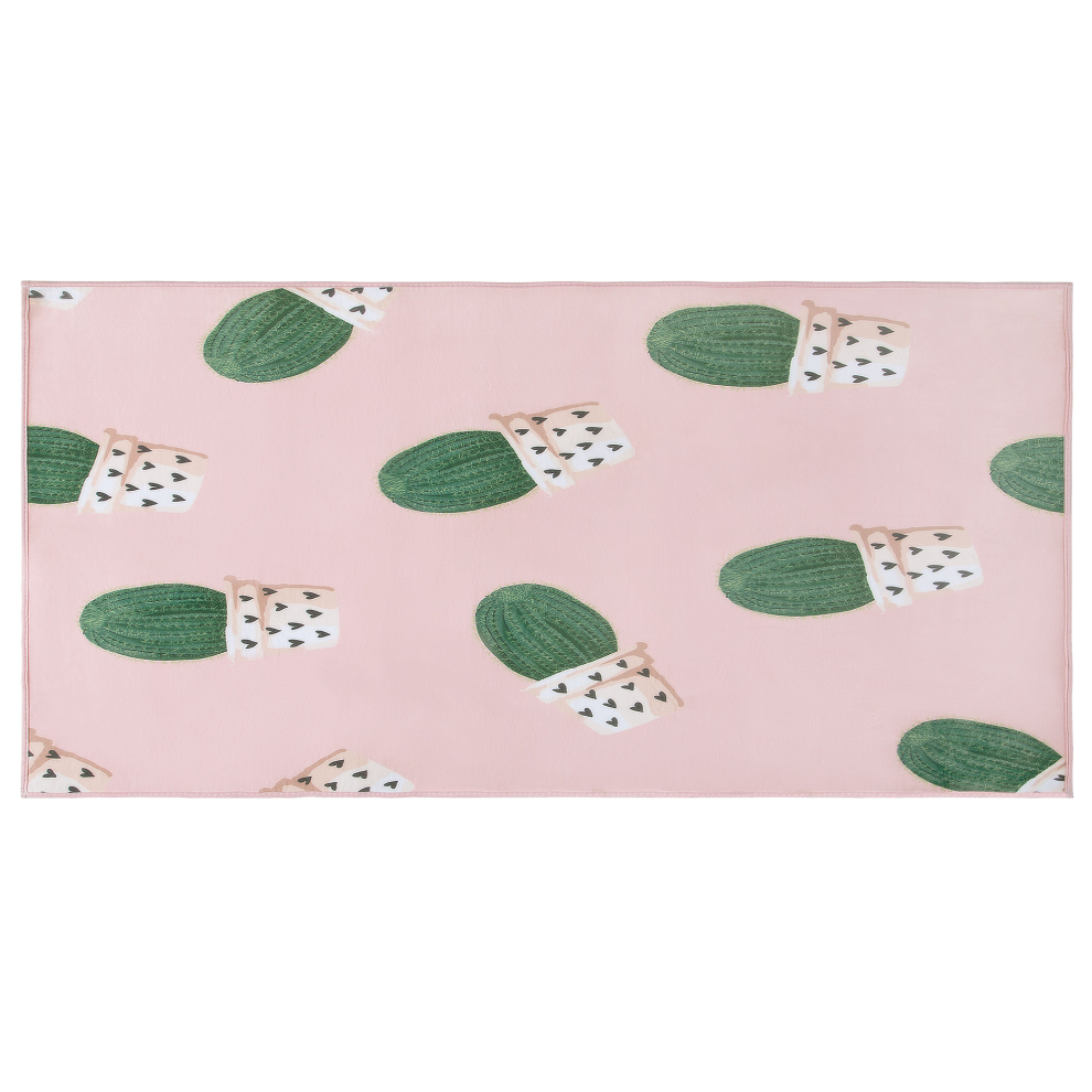 Beliani Kids Rug Eldivan Pink 80 X 150 Cm