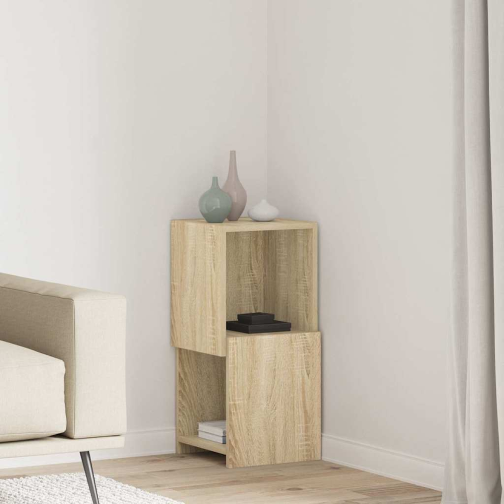 Vidaxl Corner Cabinet Sonoma Oak 30.5X30x65cm Engineered Wood