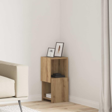 vidaXL Corner Cabinet Artisan Oak 25.5x25x55cm Engineered Wood