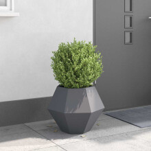 vidaXL Planter Anthracite 50 x 50 x 40 cm Steel