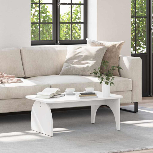 VidaXL vidaXL Coffee Table White 80 x 50 x 31 cm Solid pine wood