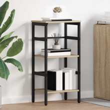 vidaXL Bookshelf Sonoma Oak 40 x 29.5 x 81 cm Engineered Wood