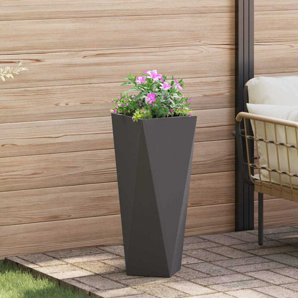 Vidaxl Planter 30 X 30 X 75 Cm Steel Black