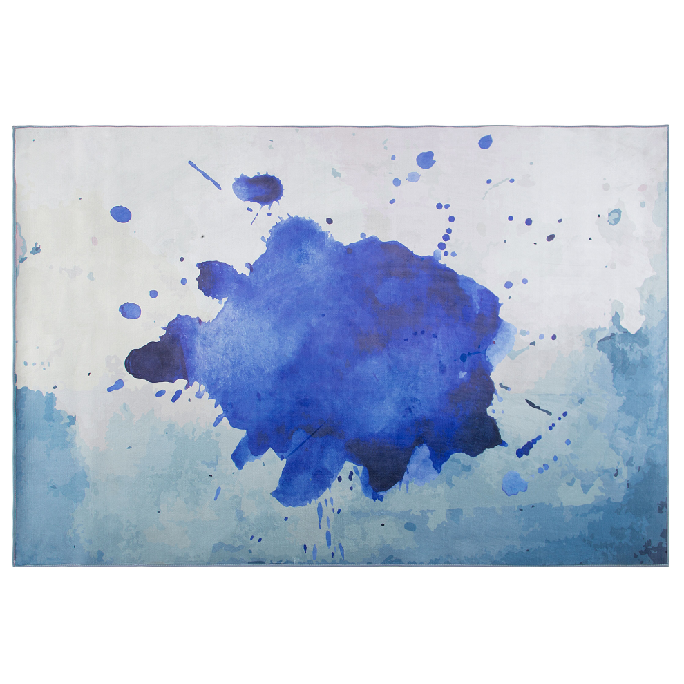Beliani Rug Odalar Blue 160 X 230 Cm