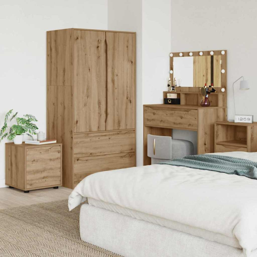 Vidaxl Bathroom Cabinet Artisan Oak 40.5 X 40 X 44 Cm Engineered Wood