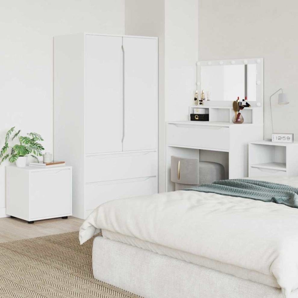 Vidaxl Bathroom Cabinet White 40.5 X 40 X 44 Cm Engineered Wood
