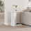 VidaXL vidaXL End Table White 35 x 25 x 50 cm Engineered Wood 1