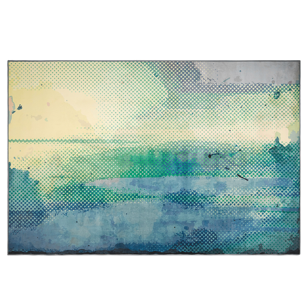 Beliani Rug Susuz Blue 140 X 200 Cm