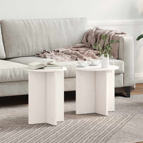 VidaXL vidaXL Coffee Table 2 pcs White
