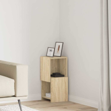 vidaXL Corner Cabinet Sonoma Oak 25.5x25x55cm Engineered Wood