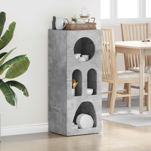 VidaXL vidaXL Sideboard Concrete Grey 40 x 35 x 100.5 cm Engineered Wood