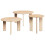 VidaXL vidaXL Coffee Table 3 pcs Natural Solid pine wood 1