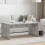 VidaXL vidaXL Coffee Table Concrete Grey 101.5 x 50 x 37 cm Engineered Wood 1