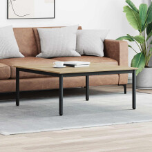 vidaXL Coffee Table Sonoma 100 x 100 x 45 cm Engineered Wood