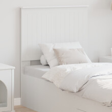vidaXL Headboard with Headboard White 75 cm Engineered wood