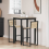 VidaXL vidaXL Standing Bar Table Engineered Wood 1