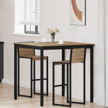 vidaXL Standing Bar Table Engineered Wood