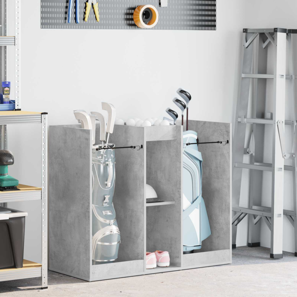 Vidaxl Golf Cabinet Plain Concrete 102 X 45 X 85.5 Cm Grey