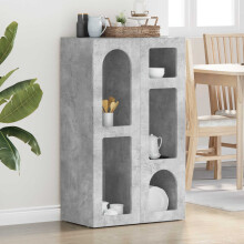 vidaXL Sideboard Concrete Grey 59 x 35 x 100.5 cm Engineered Wood