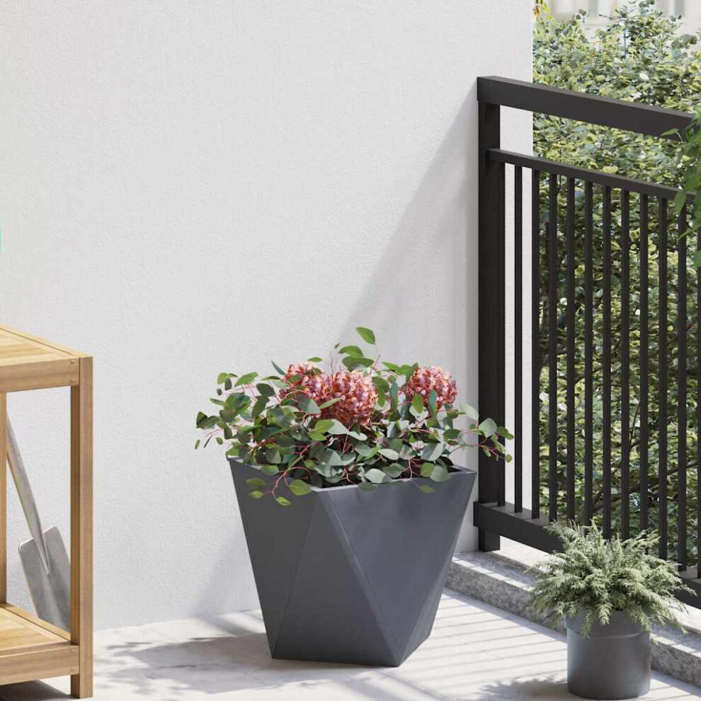 Vidaxl Planter 30 X 30 X 30 Cm Steel Anthracite
