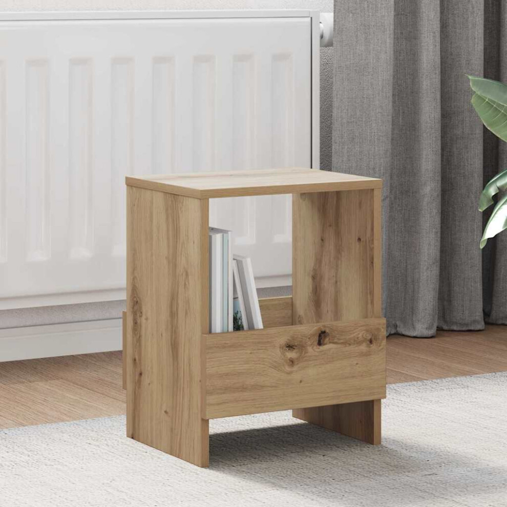 Vidaxl Magazine Rack 2 Pcs Artisan Oak 35 X 30 X 45 Cm