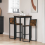 VidaXL vidaXL Standing Bar Table Engineered Wood 1