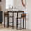 VidaXL vidaXL Standing Bar Table Engineered Wood 1