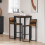 VidaXL vidaXL Standing Bar Table Engineered Wood 1