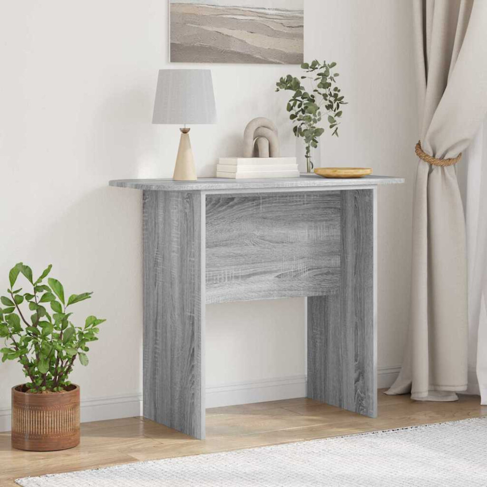 Vidaxl Console Table Sonoma 93 X 40 X 75 Cm Engineered Wood Grey