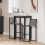 VidaXL vidaXL Standing Bar Table Engineered Wood 1