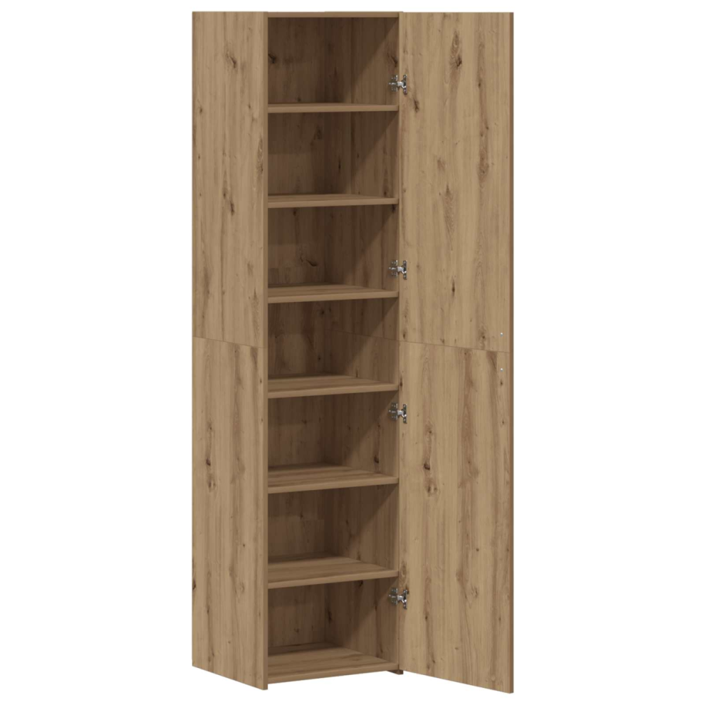 Vidaxl Highboard Artisan Oak 45 X 42.5 X 185 Cm