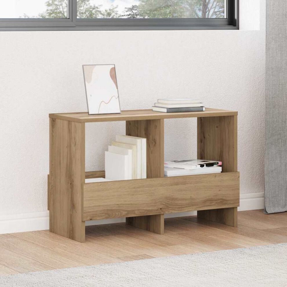 Vidaxl Magazine Rack Artisan Oak 68.5 X 30 X 45 Cm