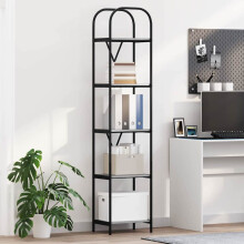 vidaXL Bookshelf Grey Sonoma 40 x 30 x 183 cm Engineered wood