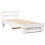 VidaXL vidaXL Bed Frame with Headboard White 90 x 190 cm Solid Pine Wood 4