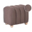 Beliani Pouffe IDYLLWILD Boucle Brown 1