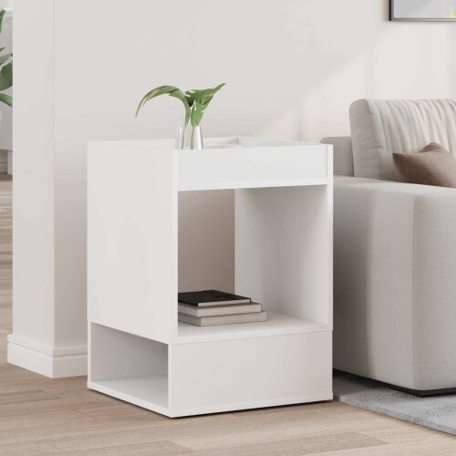 VidaXL vidaXL End Table White 40 x 40 x 56 cm Engineered Wood