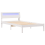 VidaXL vidaXL Bed Frame with Headboard White 90 x 190 cm Solid Pine Wood 2