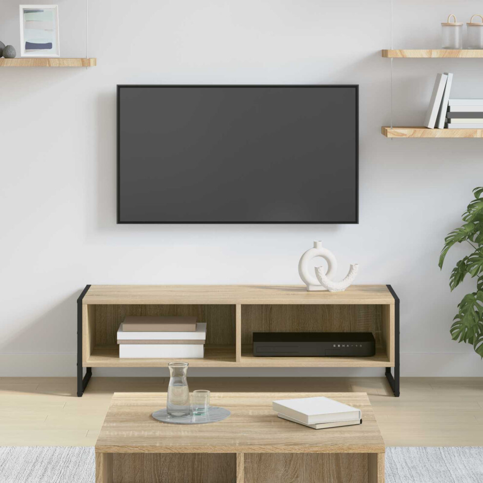 Vidaxl Tv Cabinet Sonoma 100 X 36.5 X 30.5 Cm Engineered Wood