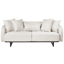 Sofa 3 Seater SVANEK Fabric Off-White