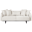 Beliani Sofa 3 Seater SVANEK Fabric Off-White 1