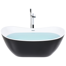 Freestanding Bathtub ANTIGUA 1700 x 770 mm Black
