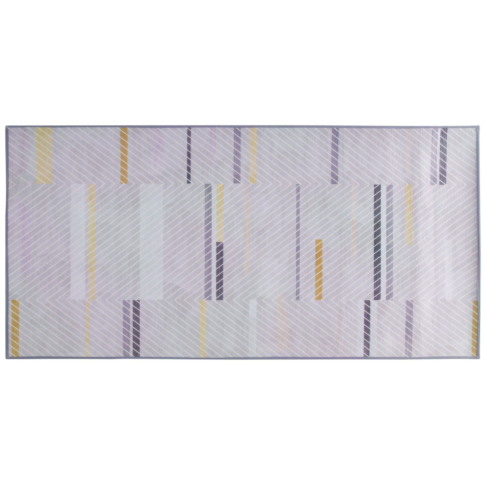 Beliani Rug Ergenli Grey 80 X 150 Cm