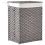 Beliani Laundry Basket with Lid MUCUBAJI Fabric Grey 83 L 1